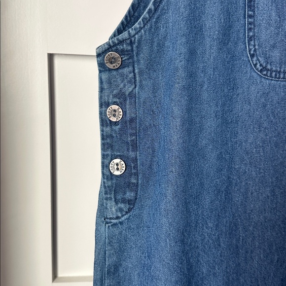 Karen Scott Blue Denim Midi Dress - Picture 3 of 8